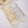 Women's Bohemian Style Multilayer Iron Bracelet With Geometric Pattern And Goldplated Electroplating Jewelry