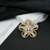 Women's Bowknot Leaf Pattern Zinc Alloy Brooch With Electroplating Process