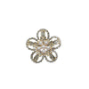 Women's Bowknot Leaf Pattern Zinc Alloy Brooch With Electroplating Process