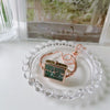 Women's Bracelet Watch Alloy Case Ordinary Glass Mirror Leisure Marble Square Design