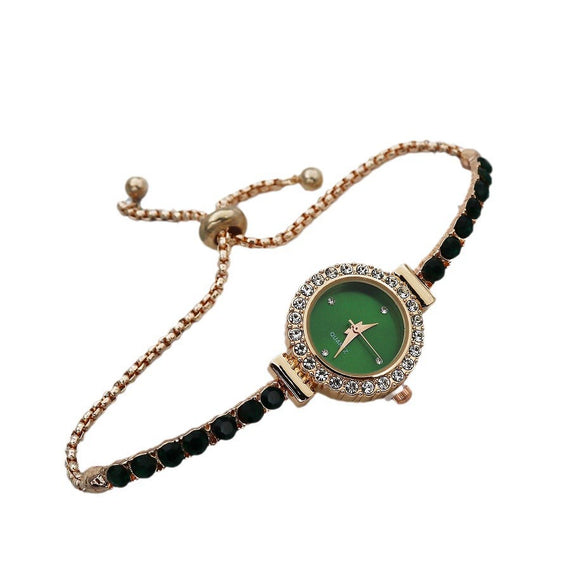 Women's Bracelet Watch Alloy Case Stainless Steel Strap Round Dial Leisure Style