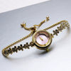 Women's Bracelet Watch Leisure Style Alloy Case Stainless Steel Strap Round Dial
