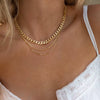 Women's Brass Snake Shaped Multi Layer Necklace With Geometric Pendant Electroplated Fashion Jewelry Gift