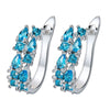 Women's Brass Ushape Electroplated Zircon Earrings