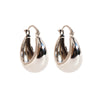 Women's Brass Ushaped Geometric Earrings With Electroplated And Polished Finish