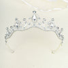 Women's Bridal Crown Headpiece Vintage Baroque Alloy Tiara With Zircon And Rhinestone Details For Wedding Accessories