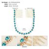 Women’s Bridal Crystal Hair Comb Pair Simple Wave Design Micropaved Wedding Headdress Insert Combs