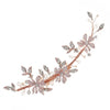 Women's Bridal Flower Hair Clip With Handmade Beaded Edge Alloy Rhinestone Design Elegant Retro Duckbill Hairpin