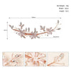 Women's Bridal Flower Hair Clip With Handmade Beaded Edge Alloy Rhinestone Design Elegant Retro Duckbill Hairpin