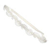 Women's Bridal Hair Accessories Cloth Lace Satin Headband With Leaves And Plaid Pattern Retro Style
