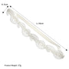 Women's Bridal Hair Accessories Cloth Lace Satin Headband With Leaves And Plaid Pattern Retro Style