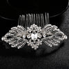 Women's Bridal Hair Comb Alloy Rhinestone Handmade Wedding Hair Accessory European And Korean Style