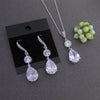 Women's Bridal Jewelry Set With Dripshaped Heart And Bell Patterns Copper And Alloy Materials Electroplating Technology