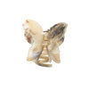 Women's Butterfly Acetic Acid Grab Clip With Baking Paint And Marble Color
