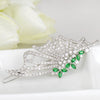 Women's Butterfly Hairpin With Microinlaid Zircon Electroplated Geometric Side Clip For Bridal And Fashion Hair Styling