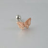 Women's Butterfly Stud Earrings Plastic Resin Dripping Oil Animal Style