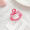 Women's Cartoon Animal Style Metal Handmade Hollow Grab Clip Hair Accessories