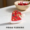 Women's Cartoon Flower Brooch Alloy Diamondencrusted Pin With Cute Holiday Hat Design Simple Fashion Clothing Accessory