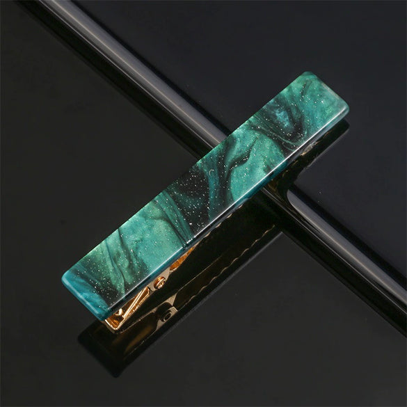 Women's Carved Acetate Hair Clip Geometric Side Barrette Sweet Cool Hair Accessory