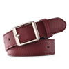 Women's Casual All Match Simple Wide Imitation Leather Belt With Alloy Rectangle Pin Buckle