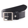 Women's Casual All Match Simple Wide Imitation Leather Belt With Alloy Rectangle Pin Buckle