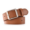 Women's Casual All Match Simple Wide Imitation Leather Belt With Alloy Rectangle Pin Buckle
