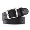 Women's Casual All Match Simple Wide Imitation Leather Belt With Alloy Rectangle Pin Buckle