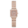 Women's Casual Alloy And Canvas Square Head Quartz Watch Set