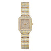 Women's Casual Alloy And Canvas Square Head Quartz Watch Set