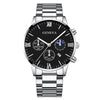 Women's Casual Alloy Band Heart Shape Dial Watch Earrings Jewelry Set