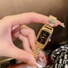 Women's Casual Alloy Band Rectangular Quartz Watch
