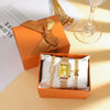 Women's Casual Alloy Band Rectangular Quartz Wrist Watch With Rhinestones