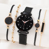 Women's Casual Alloy Belt Round Dial Starry Sky Watch