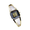 Women's Casual Alloy Bracelet Watch With Square Dial And Stainless Steel Buckle