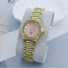 Women's Casual Alloy Breadshaped Square Dial Watch