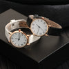 Women's Casual Alloy Case Imitation Leather Strap Stainless Steel Buckle Round Dial Quartz Watch