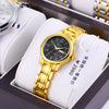 Women's Casual Alloy Digital Quartz Watch With Round Dial And Mineral Reinforced Glass Mirror Waterproof For The Elderly