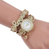 Women's Casual Fashion Pendant Watch With Love Letters And Full Diamond Design
