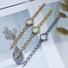 Women's Casual Fashion Quartz Watch With Alloy Case And Strap Round Dial