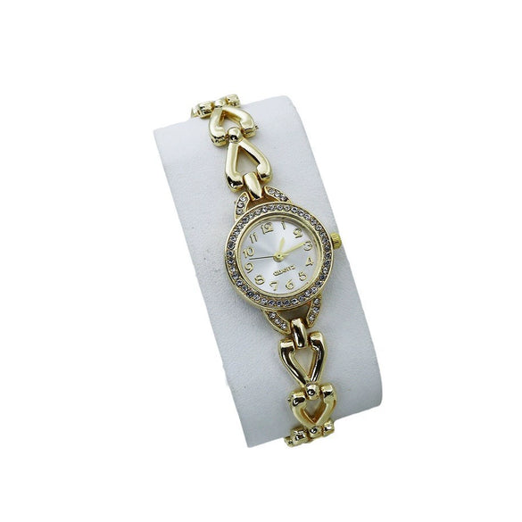 Women's Casual Fashion Quartz Watch With Alloy Case And Strap Round Dial