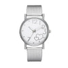 Women's Casual Fashion Watch Alloy Case Silicone Strap Love Shaped Design