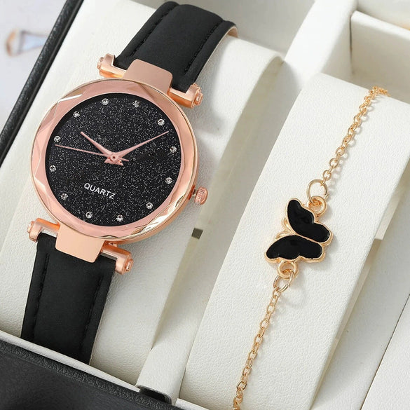 Women's Casual Fashion Watch Alloy Case Stainless Steel Strap Round Dial Pink Rhinestone Surface
