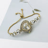 Women's Casual Luxury Fashion Quartz Bracelet Watch With Stainless Steel Strap And Alloy Case