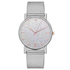 Women's Casual Quartz Watch With Alloy Case Silicone Strap And Round Dial