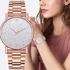 Women's Casual Quartz Watch With Alloy Case Silicone Strap And Round Dial