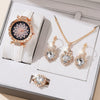 Women's Casual Quartz Watch With Round Dial Pin Buckle Imitation Leather Strap And Alloy Case