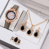 Women's Casual Quartz Watch With Round Dial Pin Buckle Imitation Leather Strap And Alloy Case