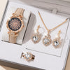 Women's Casual Quartz Watch With Round Dial Pin Buckle Imitation Leather Strap And Alloy Case