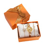 Women's Casual Quartz Watch With Round Heartshaped Gemstone And Steel Band Made Of Zinc Alloy And Alloy