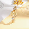 Women's Casual Quartz Watch With Round Heartshaped Gemstone And Steel Band Made Of Zinc Alloy And Alloy